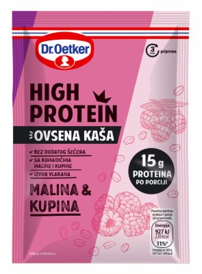 KAŠA OVSENA MALINA&KUPINA PROTEIN DR.OETKER 63G