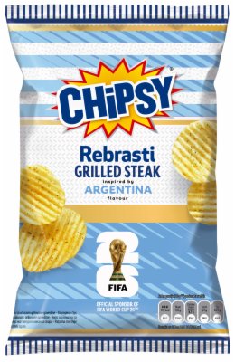 ČIPS REBRASTI GRILLED STEAK CHIPSY 95G