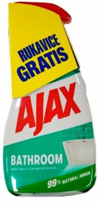 SREDSTVO ZA KUPATILO AJAX 750ML + GRATIS RUKAVICE