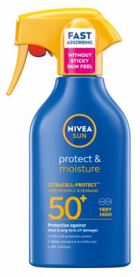 SPREJ SUN PROTECT&MOISTURE SPF50 NIVEA 250ML