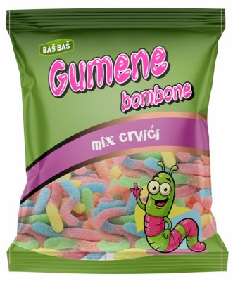 BOMBONE GUMENE MIX CRVIĆI BAŠ BAŠ 300G