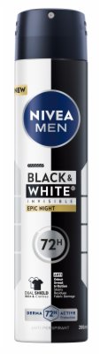 DEO SPREJ B&W INVISIBLE EPIC NIGHT NIVEA 200ML