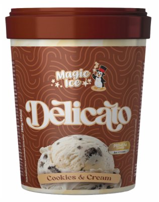 SLADOLED ČAŠA COOKIE DELICATO 450ML