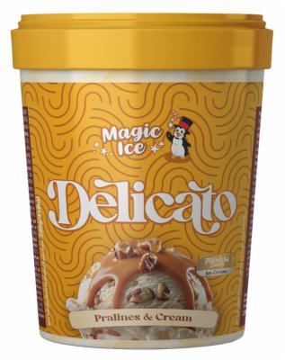 SLADOLED ČAŠA PRALINE DELICATO 450ML