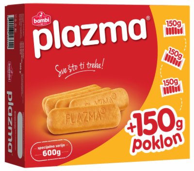 KEKS PLAZMA 3X150G + 150G GRATIS