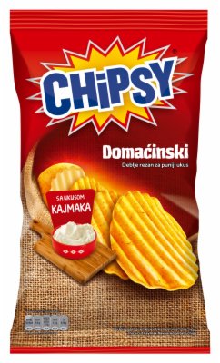 ČIPS DOMAĆINSKI KAJMAK CHIPSY 145G