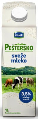MLEKO SVEŽE PEŠTERSKO IMLEK 3.5%MM 1L
