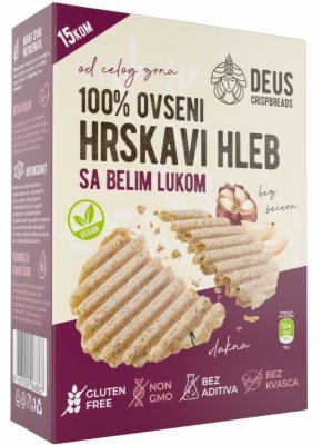HLEB OVSENI SA BELIM LUKOM DEUS CRISPBREADS 150G