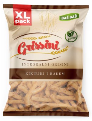 ŠTAPIĆI INTEGRALNI KIKIRIKI BADEM BAŠ BAŠ  400G