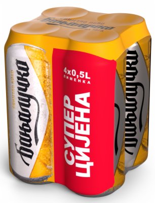 PIVO BANJALUČKO 4X0.5L LIMENKA