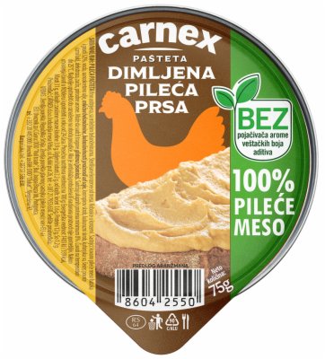 PAŠTETA PILEĆA PRSA CARNEX 75G