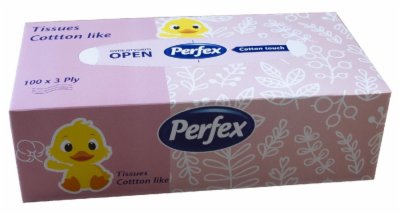 PAPIRNE MARAMICE ZA LICE 3SL BOX PERFEX 100/1