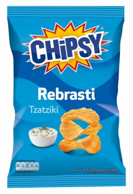 ČIPS REBRASTI TZATZIKI CHIPSY 130G