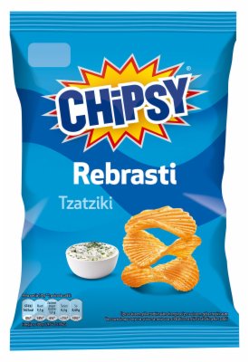 ČIPS REBRASTI TZATZIKI CHIPSY 85G