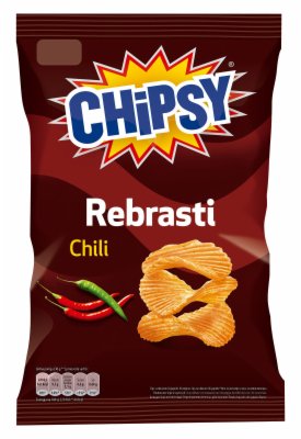 ČIPS REBRASTI CHILLI CHIPSY 130G