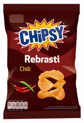 ČIPS REBRASTI CHILLI CHIPSY 85G