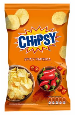 ČIPS SPICY PAPRIKA CHIPSY 130G