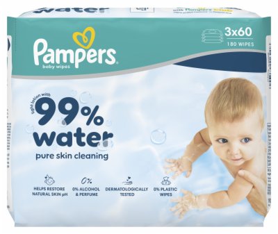 VLAŽNE MARAMICE BABY AQUA WAT.BUNDLE PAMPERS 3X60