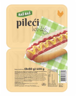 HOT DOG PILEĆI BAŠ BAŠ 400G
