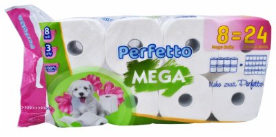 TOALETNI PAPIR 3SL MEGA PERFETO 8/1